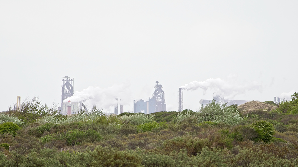 air pollution city