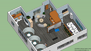 Drawing of Karuna Precision Wellness Center