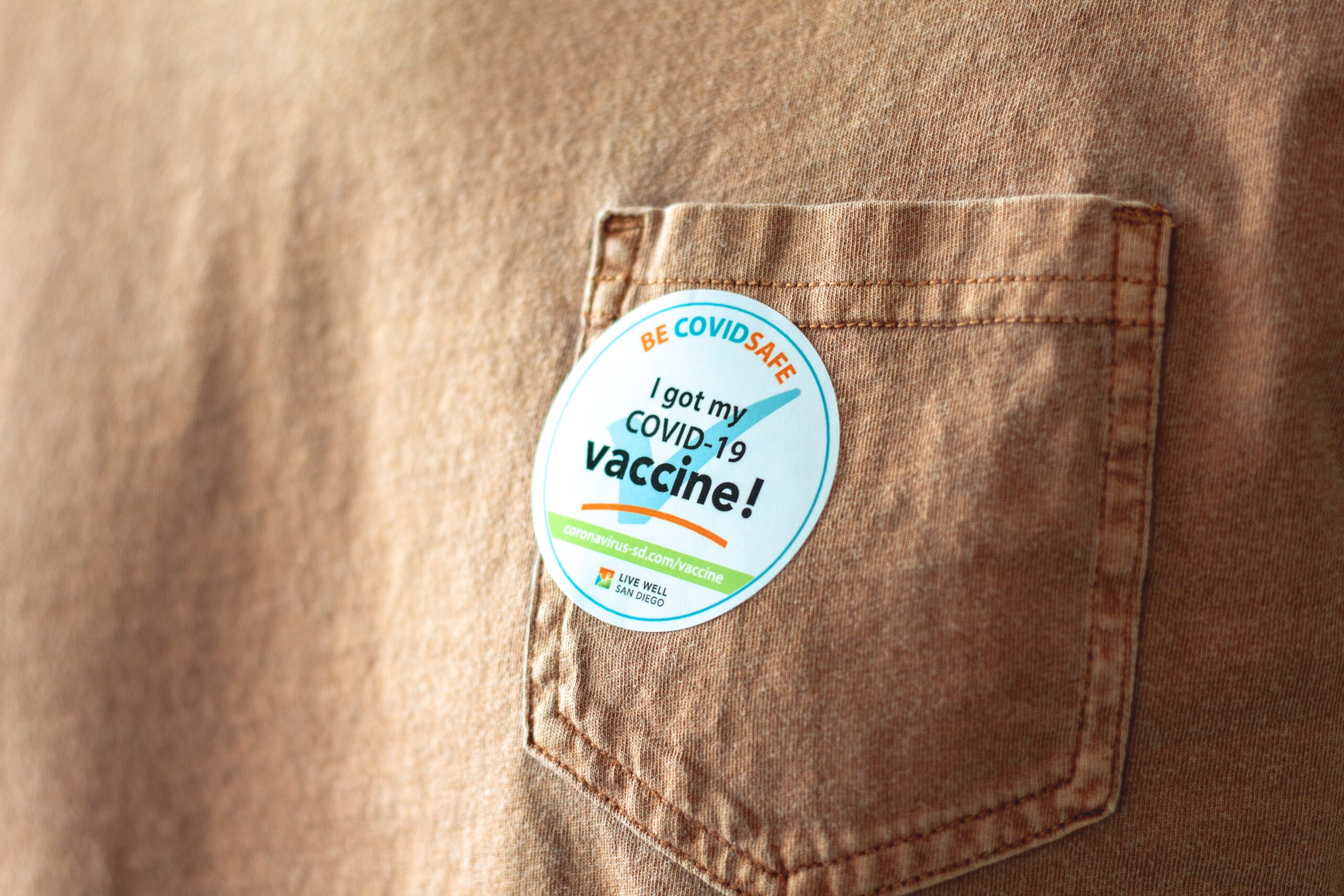 I got my COVID-19 Vaccine Sticker